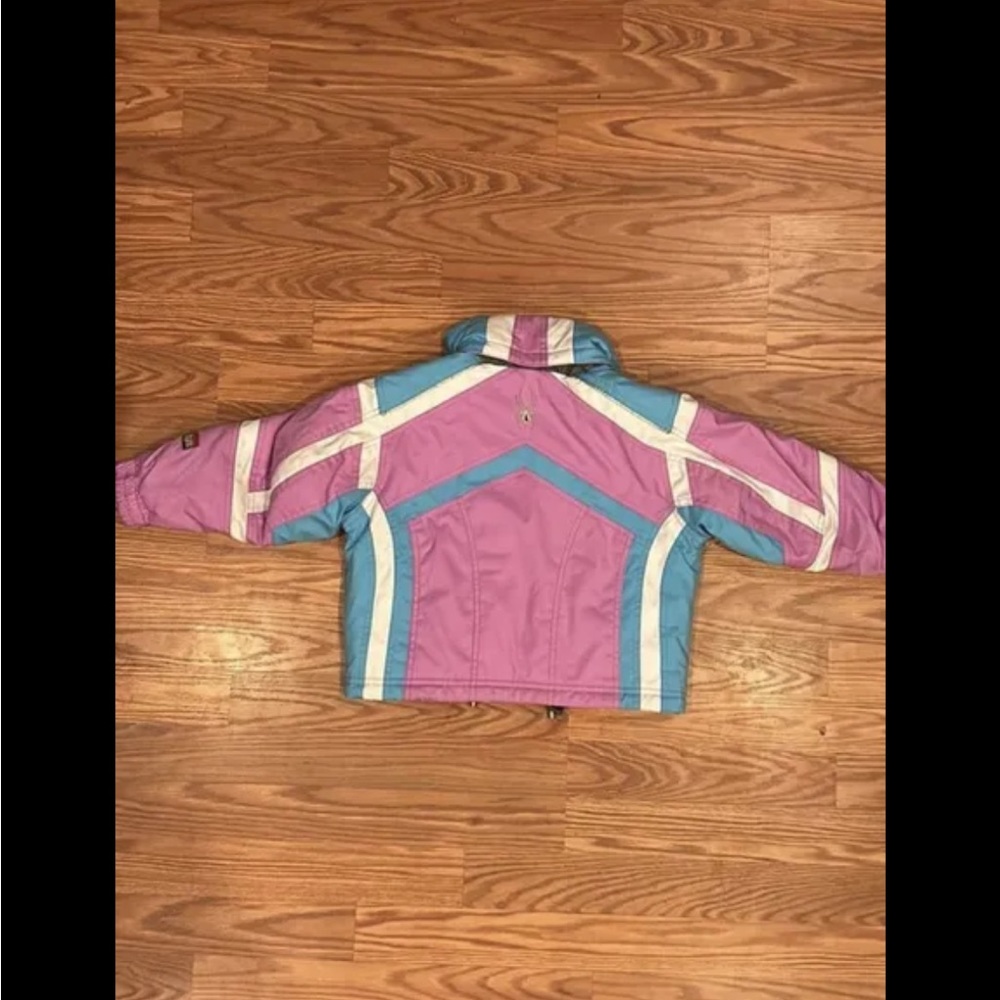 Spyder Girls’s Winter Ski Snow Coat Jacket Sz 3 Purple Blue White